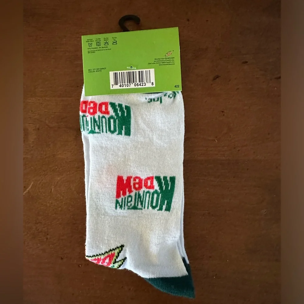 🌵3/$15 Mtn Dew crew socks ( see description)
